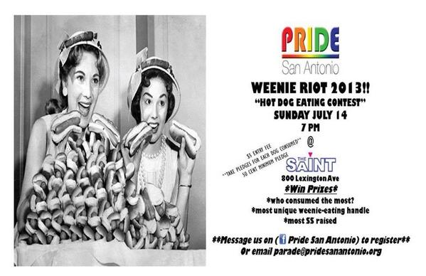 GayPrideSA's tweet photo. Weenie Riot 2013!!!!! http://t.co/AiXAEyEG8Q