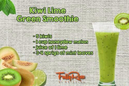 tomlindiamonds's tweet image. Kiwi line green smoothie🍧 #recipe