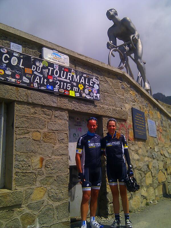 <a href="/JonesCycles/">Jones Cycles</a> seen on Col du Tourmalet today. No better scenery could you hope to find while grovelling up the road.