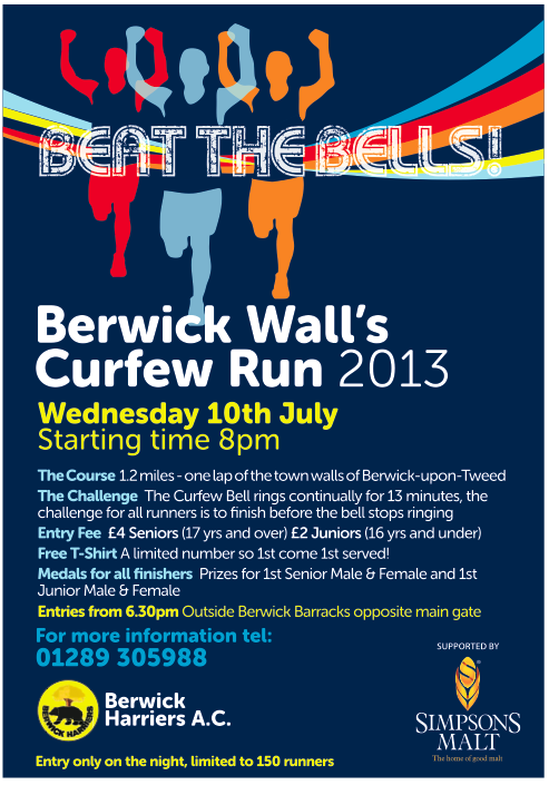 Good luck to the runners tonight. Make sure to get down early to get a limited edition Simpsons Malt tee! #curfewrun