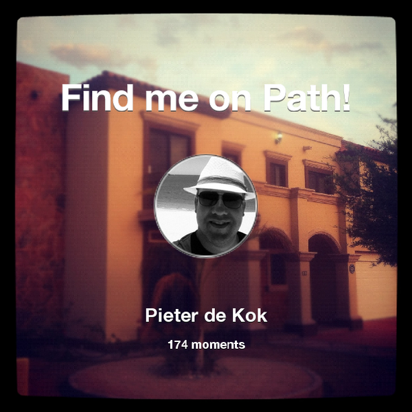 I've shared 174 memories with my friends on #Path - see them now at path.com! #thepersonalnetwork
