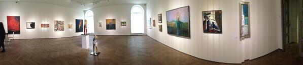 View of Gallery with #BayAreaSchool paintings