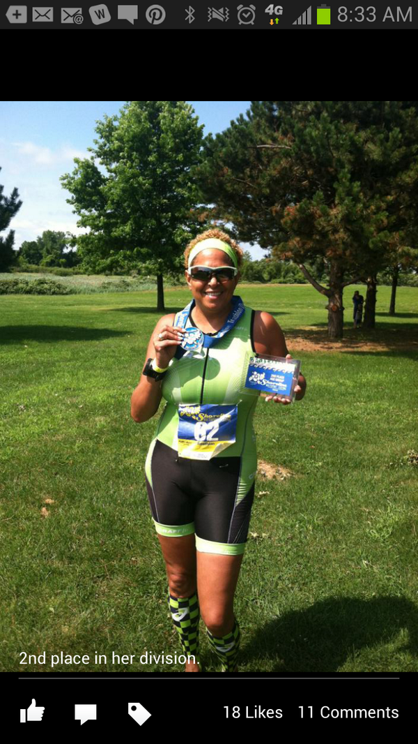 Bronzegemini's tweet image. Shoreline Multisport festival  upstate NY...Triathlon cxld Duath -2nd place in my Age Group....#trifun