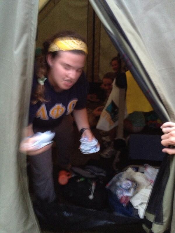 #APO Brother Hillary loves collecting patches! #2013Jambo