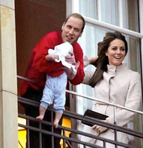 69Jennings's tweet photo. First pic of royal baby!!!!! http://t.co/P8C5Qildv2