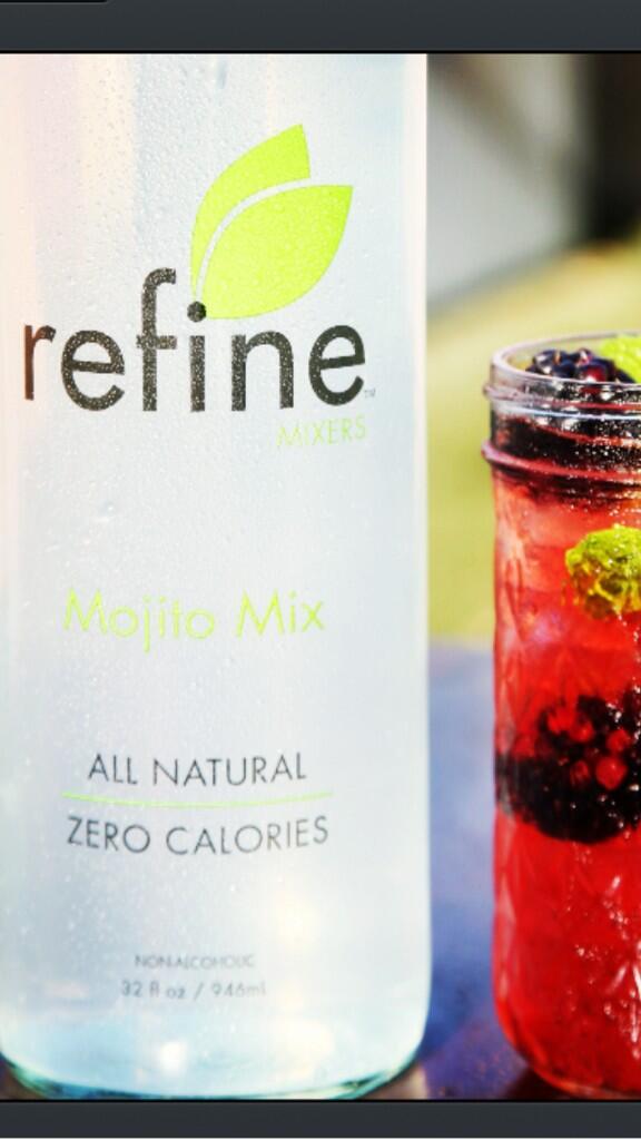 refinemixers's tweet photo. Happy 21st Birthday @selenagomez! Party the #AllNaturalWay w/ a refine Blackberry Mojito http://t.co/iaXVarIRSi