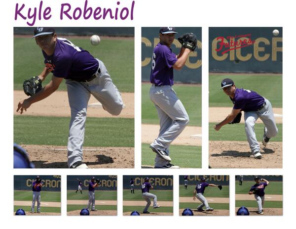 TheProsPipeline's tweet photo. Kyle Robeniol, Los Osos LHP (2015) Pic collage from the @EliteBaseball Series at UCI http://t.co/NjFnJpFfqn