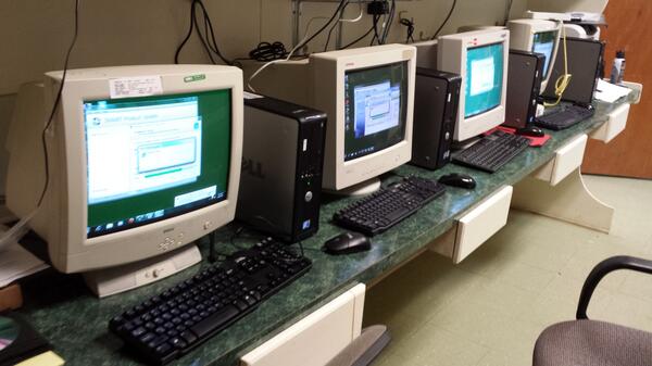 HORNETtech1's tweet photo. Another day of imaging PC's. Trying to get done before teachers start coming back. #weDOwork http://t.co/Bc9mFUqG8v