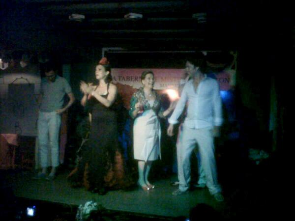 Rufus Wainwright acabó anoche la celebración de su 40 cumpleaños bailando #flamenco en La Taberna de Mister Pinkleton