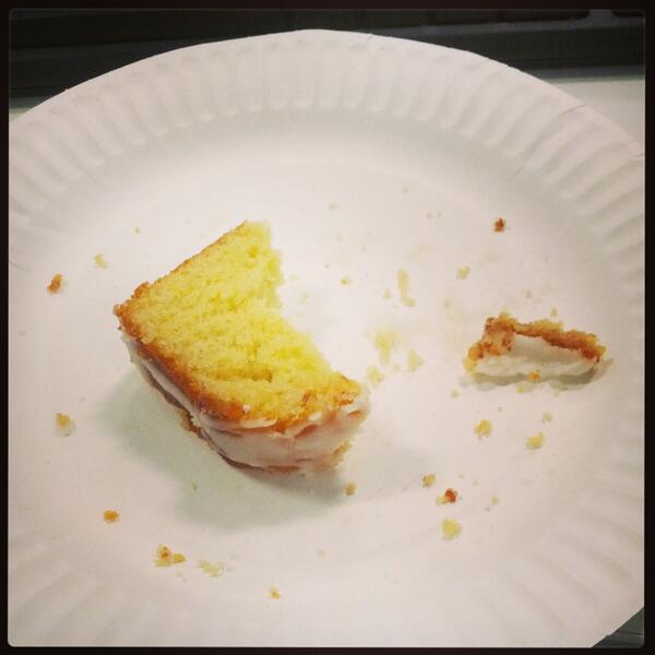 TimAtRocket's tweet image. The @Rocket_network bakers lemon drizzle was so delicious I forgot to take a picture until most of the way through...