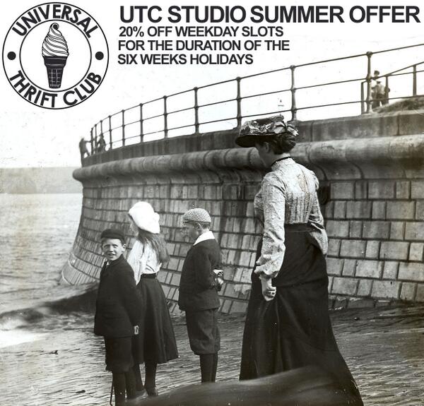 UTCstudio's tweet photo. 20% off weekday bookings during 6 week hols. @TheCurrent  @RadicalsRising @themotivesband @Neon_Rouge @NuclearSafari http://t.co/AyRRIqHhds