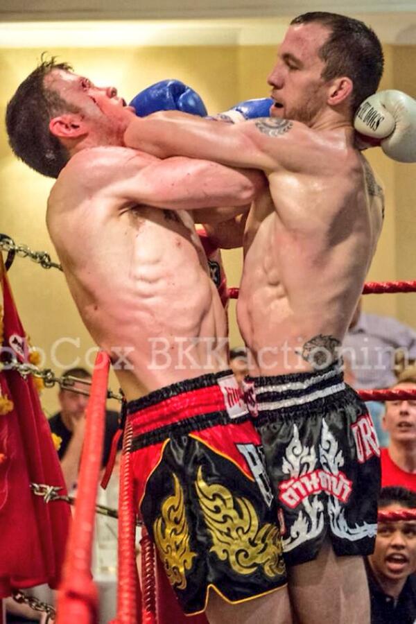 Congrats to my #massage client Josh Palmer for his emphatic win at the Kiatphontip #muaythai show on 7 July