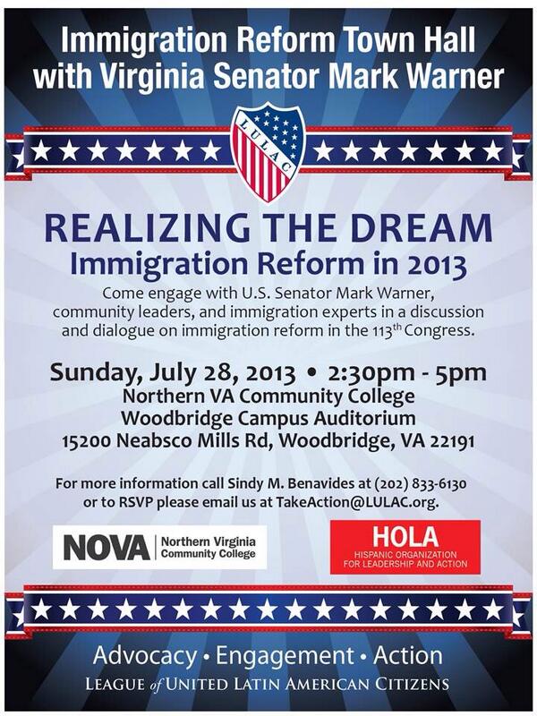 LULACDCYA's tweet photo. Join us along with @MarkWarnerVA this Sunday! @vivianahurtado @NoticiasDC @WashingtonHisp @dclatinocaucus @OLADCGov http://t.co/pr9EHQWjFu