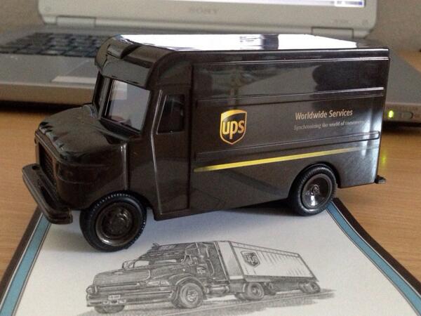 I was very pleased to receive today this package car from <a href="/UPSers/">UPSers</a> Thank you very much Alexander @ataratov #UPSfleet
