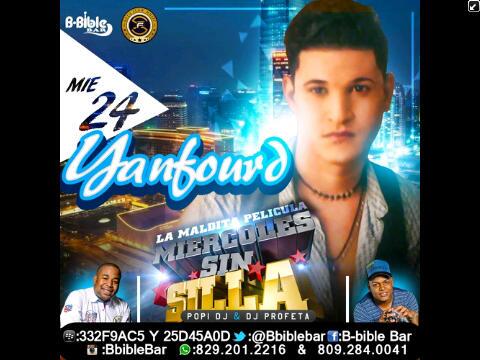 Mañana #MiercolesSinSilla de <a href="/BBiblebar/">@BBibleBar</a> Presenta la salsa de @ElYanfouRD |Animación de <a href="/djprofet/">DJ PROFETA La Movie</a> &amp; <a href="/POPIDJ1/">Popi DJ</a> ,No cover
