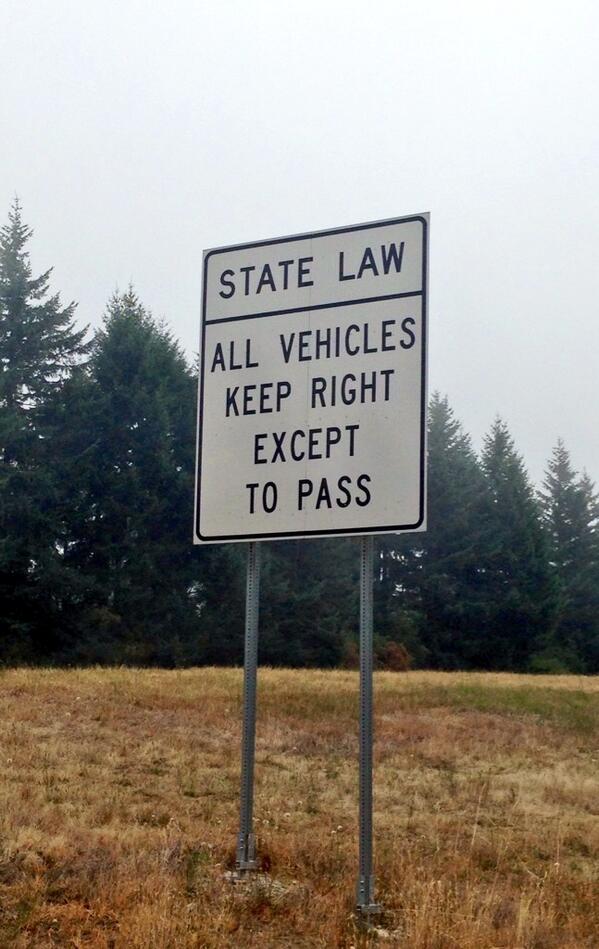 Just a reminder...doing this will help traffic flow and ease your commute times.    Don't be "that guy". #DriveSafe