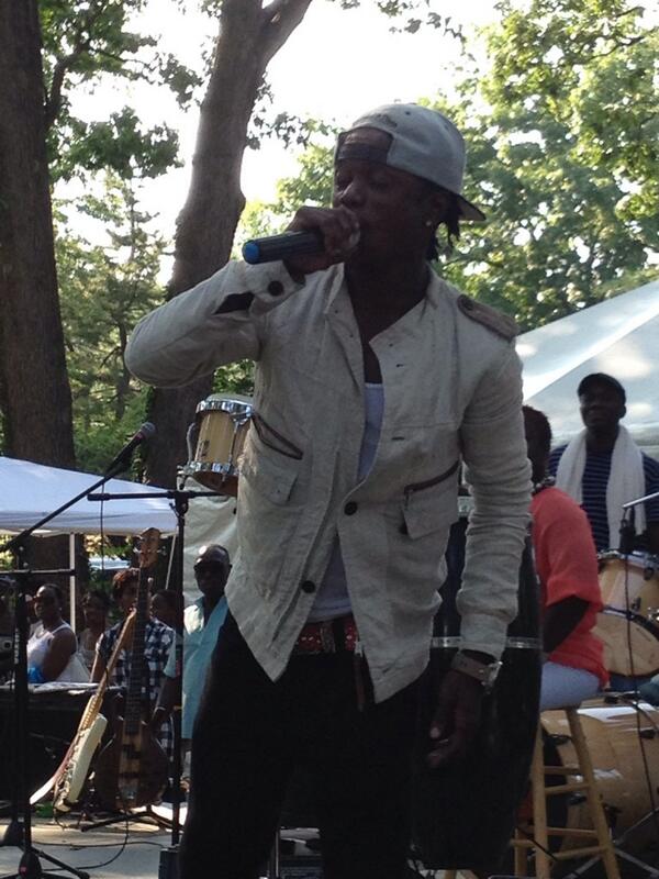 Lib sensation Friday D' Cellphone Man @ the Liberian Embassy in Washington DC