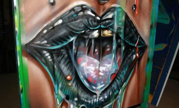 Butan_Official's tweet photo. A piece by Pastel Heart | From CPT | He has exhibited his art all across Europe | #TaggedUpTuesday #SpriteHipHop http://t.co/eexFkYwliV