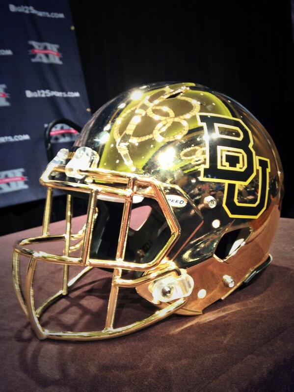 Baylor Football Shows off Gold Chrome Helmets at Media Day, News, Scores,  Highlights, Stats, and Rumors