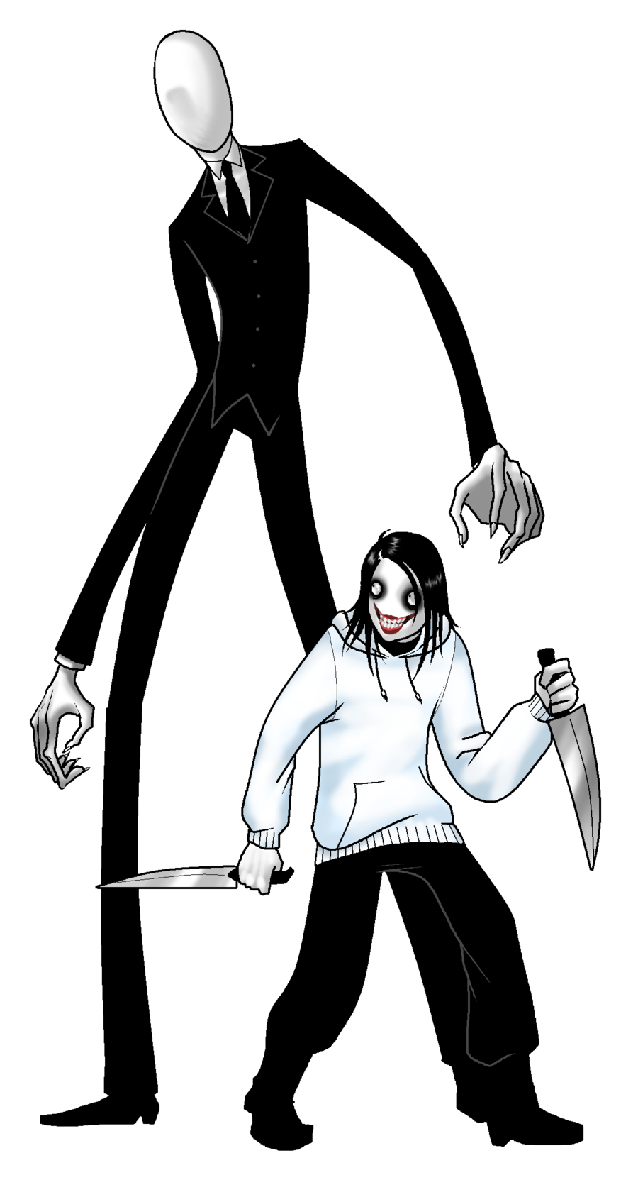 カメントツ 在 Twitter 上 この有名な怖い画像ってjeff The Killerっていう海外の都市伝説が元ネタなんだね Http T Co Hgqasp9aig Twitter