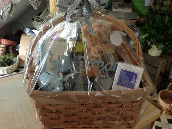 Luxury gift baskets for a baby boy.....