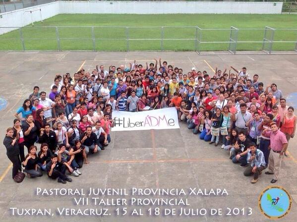 liberADMe's tweet photo. ¡Gracias por el apoyo a toda la Pastoral Juvenil Provincia Xalapa en #Tuxpan #Veracruz! #liberÁDMe http://t.co/Dop6Zipwfw