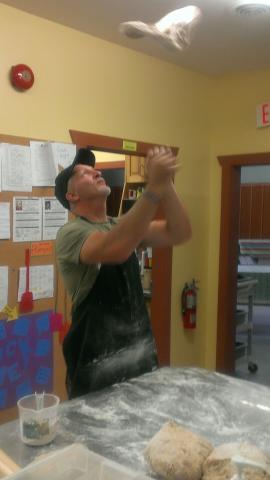 Making pizza #yum #campfireisawesomecamp