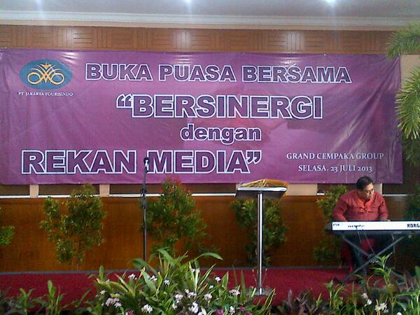 Terima kasih untuk rekan2 Media yg telah hadir di acara buka puasa, semoga dapat mempererat keakraban &amp; bermanfaat☺