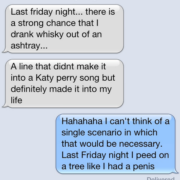 2BlondeCunts's tweet photo. Just a run of the mill convo with my cousin http://t.co/zAkyL8yiiN