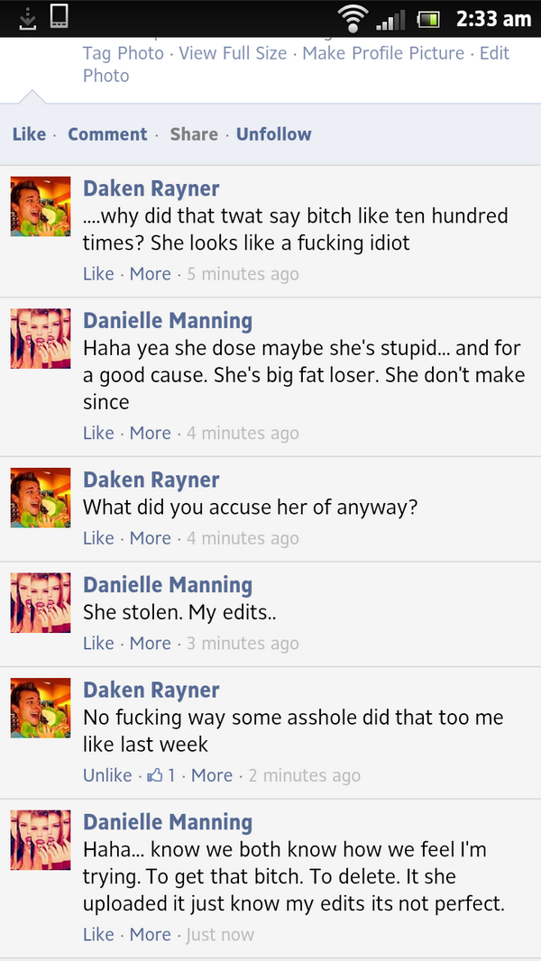 missdanielle34's tweet photo. Nigga... we talking. About. This bitch right. Here @misssdanielle24 http://t.co/TVn5uT9ukG