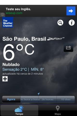 ericdalcantara's tweet photo. #Weather indica que o tempo em São Paulo, SP está Nublado, 6° http://t.co/zo5eSkX5g8