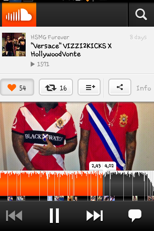 Up bangin this S/O @HollywoodVonte &@Vizzi2Kicks for this one #VersaceFreestyle #SoundCloud video coming soon! http://t.co/IfwOtiHBIB