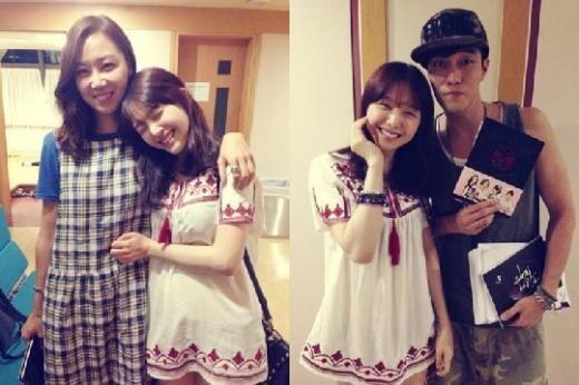 주군에 민아가 카메오로 ㅋㅋ 귀엽네 RT <a href="/jumpingstockme/">Jumping</a> 민아, 공효진·소지섭과 '주군' 카메오 인증샷!