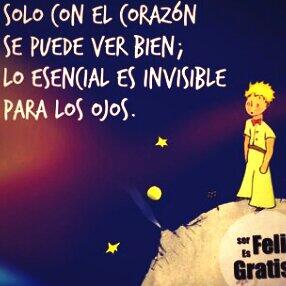 Mariina131112's tweet photo. Lo esencial es invisible para los ojos. http://t.co/p9LZjdxpxE