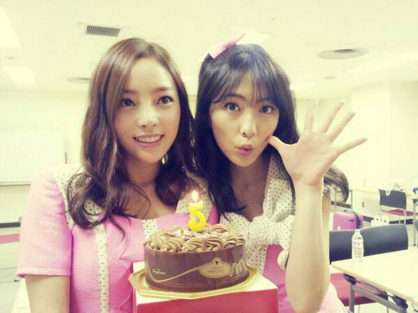 Jiyoung94s's tweet photo. HARA, JIYOUNG 's debut 5th anniversary!! congratulation!!! YEAH!!!!  today is so meaningful day!! Have a nice day♥ http://t.co/wNxynaHX8a