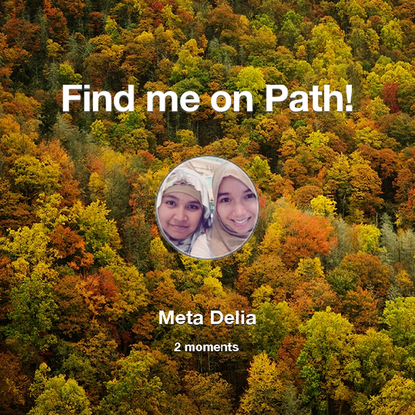 Metadelia's tweet photo. Find me on #Path now! Go to: http://t.co/kvsZnb6A77! #thepersonalnetwork http://t.co/xSRxpCvhak