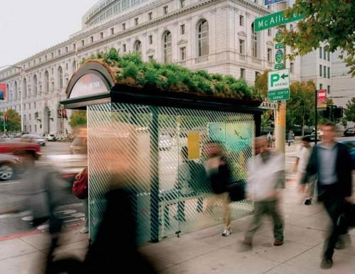 eGreenhabit's tweet photo. ¿Os imagináis todas las marquesinas de bus con un jardín en el techo? ¿Qué opináis de esta iniciativa? http://t.co/wTDpROlqdh