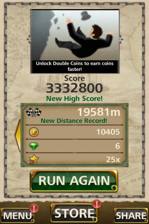 Mangasa A.S.M on X: New record!! Haha :D temple run oz