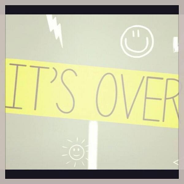 officialHayiLee's tweet photo. It's over! ㅋㅋ 배가고파요... http://t.co/exQzTYAajs