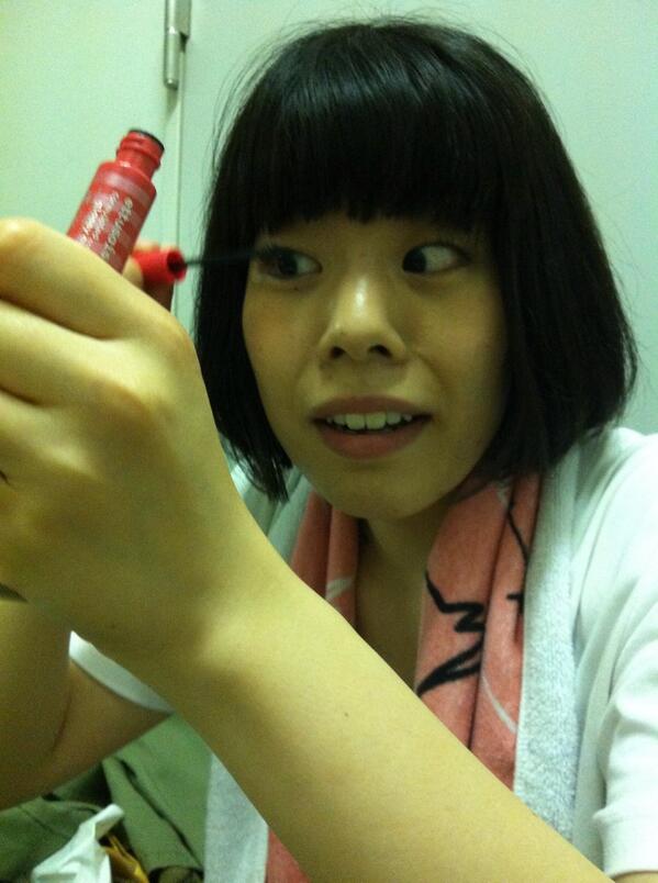 女 ゆきえ オトメタチ シンクロック吉田結衣さん マスカラ塗る時 腹立つ顔してますね 気をつけて下さい Http T Co Wqgbzjvbxv