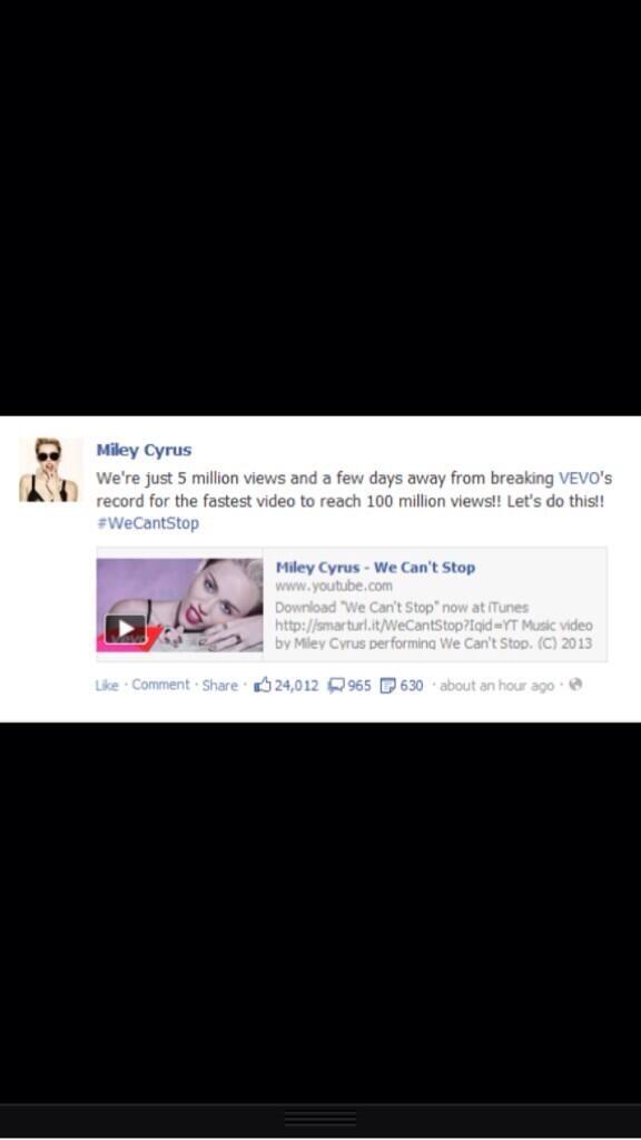 1Dupdategirls's tweet photo. GUYS IF WE GET BSE TO 100 MILLION VIEWS IN THE NEXT COUPLE OF DAYS WE CAN BEAT ANOTHER RECORD CAUSE LOOK http://t.co/j7s8sfnzV7