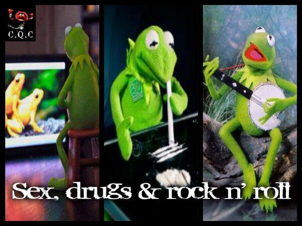 Resultado de imagen para kermit drugs