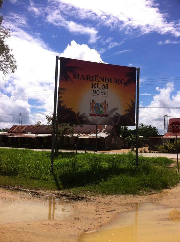 Opfrissertje in Suriname, daarna lekker middagdutje doen ;)