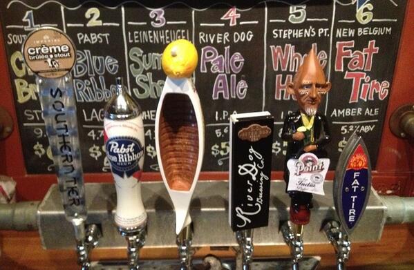 FiddleheadPizza's tweet image. Beer! It's what's on tap! View pic for current line-up!