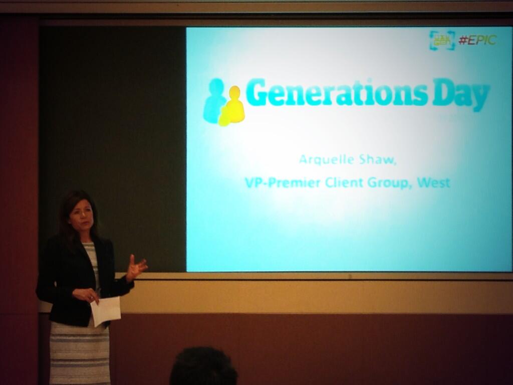 Michael Hunter Arquelle Shaw Vp Premier Client Group Great Insights Genday13 Http T Co Ajkj3uo1ea