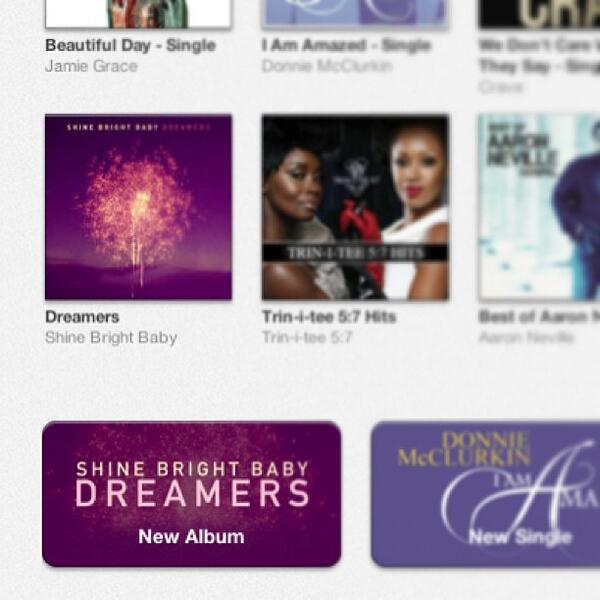 karlwendel's tweet image. “@TNNbecRadio: Check out @shinebrightbaby's debut album! "New &amp;amp; Noteworthy" on iTunes! #Dreamers http://t.co/6GvcZPS1Lz”