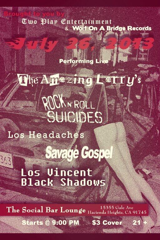 WOAB_Recs's tweet photo. This Friday! @joevolume @LosHeadaches @RnRSuicides #SavageGospel #AmazingLarrys http://t.co/HD8ay8geki