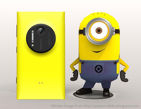 Just preordered my new phone. Going to call it "The Minion." #Lumia1020