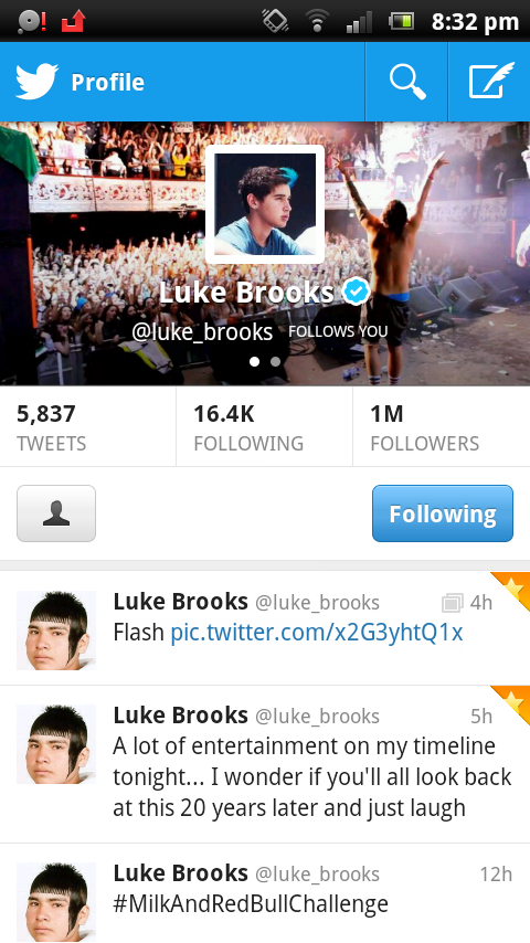 Lukes_Pookie's tweet photo. You have no idea how much I'm going to miss the "follows you" :-( http://t.co/0SeaVpz8cl