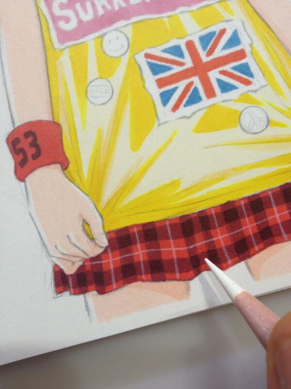 窪之内 Eisaku 英策 スカートのチェック柄 Http T Co Dd28adykao